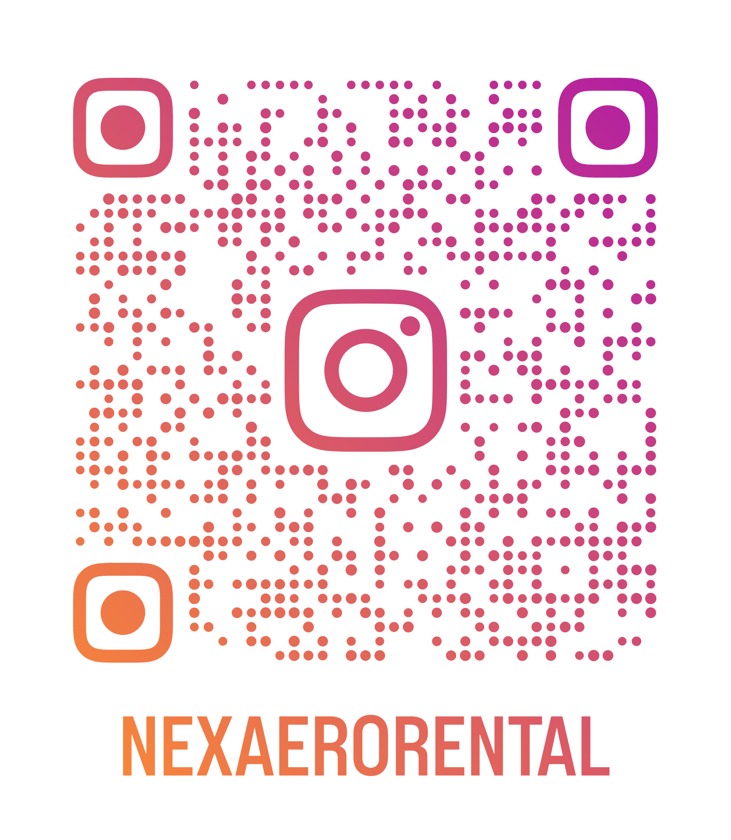 Follow us on Instagram: NEXAERORENTAL