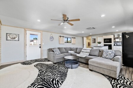 Zebra Refuge Living Room